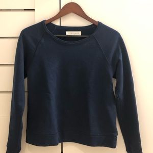 Everlane navy sweatshirt in excellent condition!